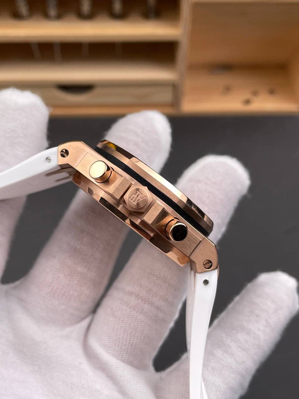 🚀皇家橡树26231 玫金白盘/37mm/7750机💯