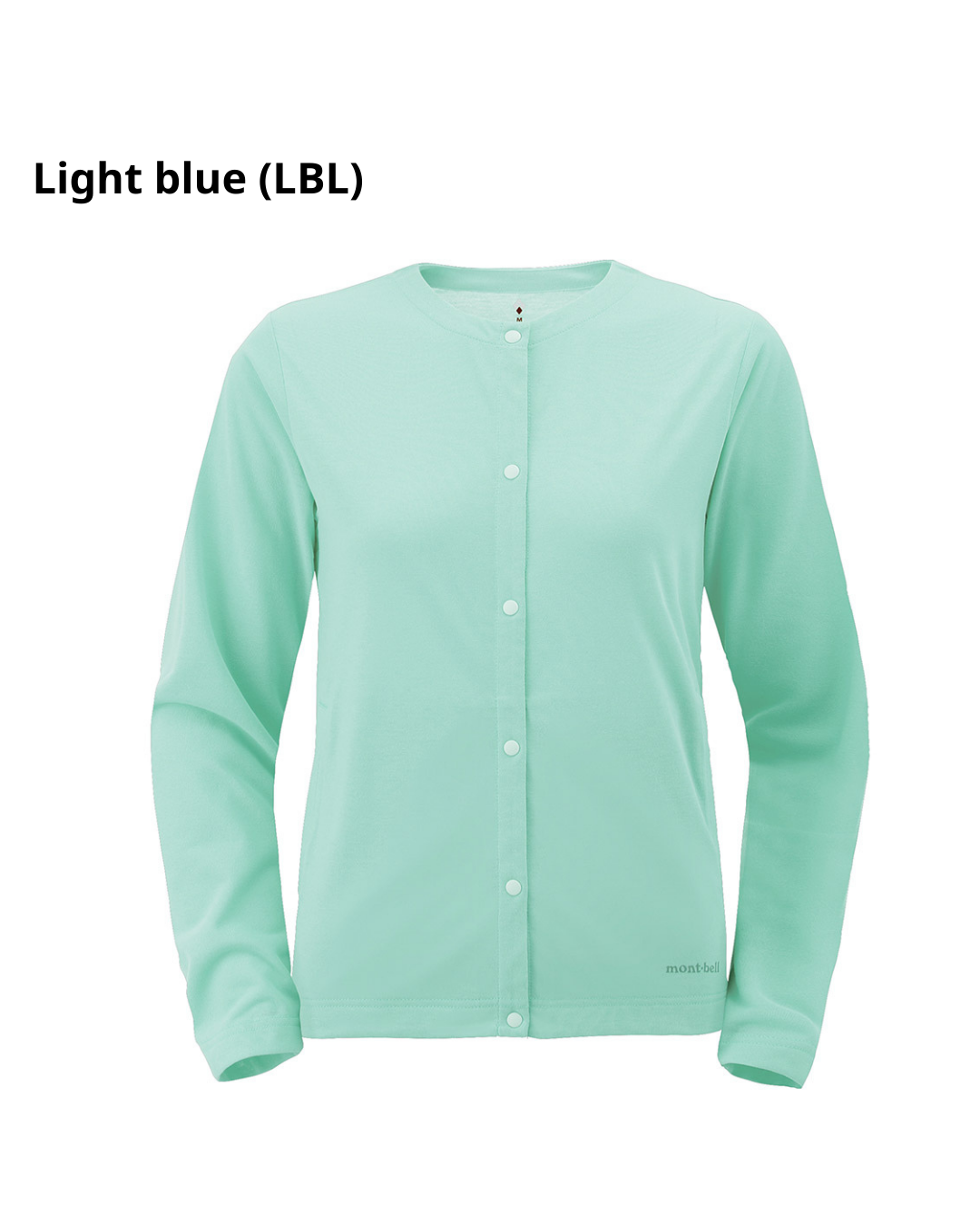 代購 【 日本 直送 montbell 女裝 wickron logo long sleeves cardigan  | 長袖 開胸外套 |  女性用  】