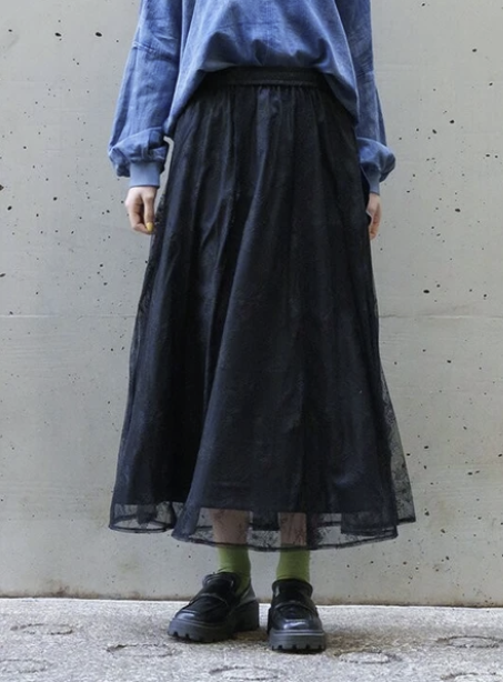 華麗蕾絲裙 - 2026 流行穿搭  蕾絲裙 春夏時尚穿搭 優雅日常 柔軟舒適 易於配搭 日本直送   #JP-I-260029