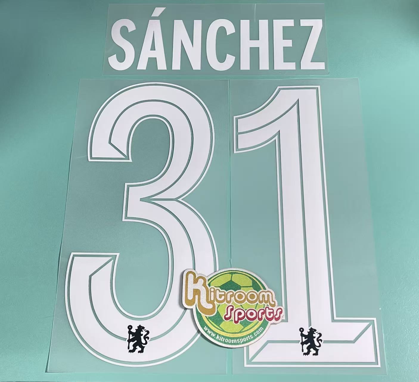 2023-24 Chelsea GK UCL Nameset #31 SANCHEZ