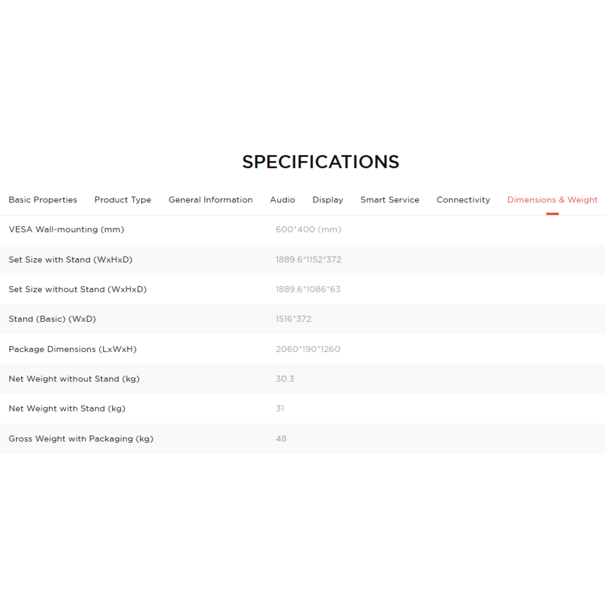 TCL 85" P8K Series QLED 4K Google TV (85P8K)