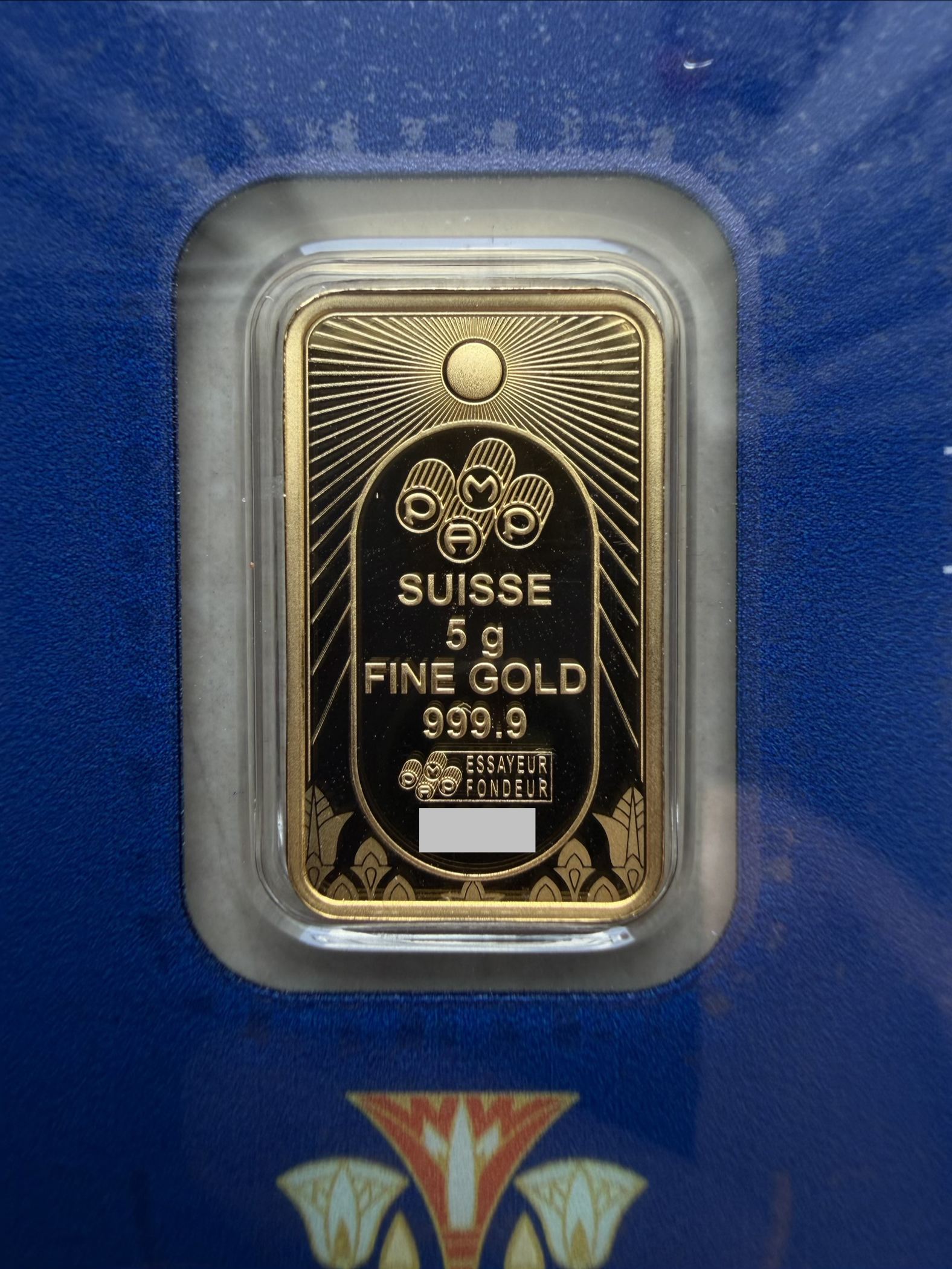 PAMP Lucky Scarab 5g 🇨🇭Swiss Fine Gold Bar Emas 999.9 埃及圣甲虫