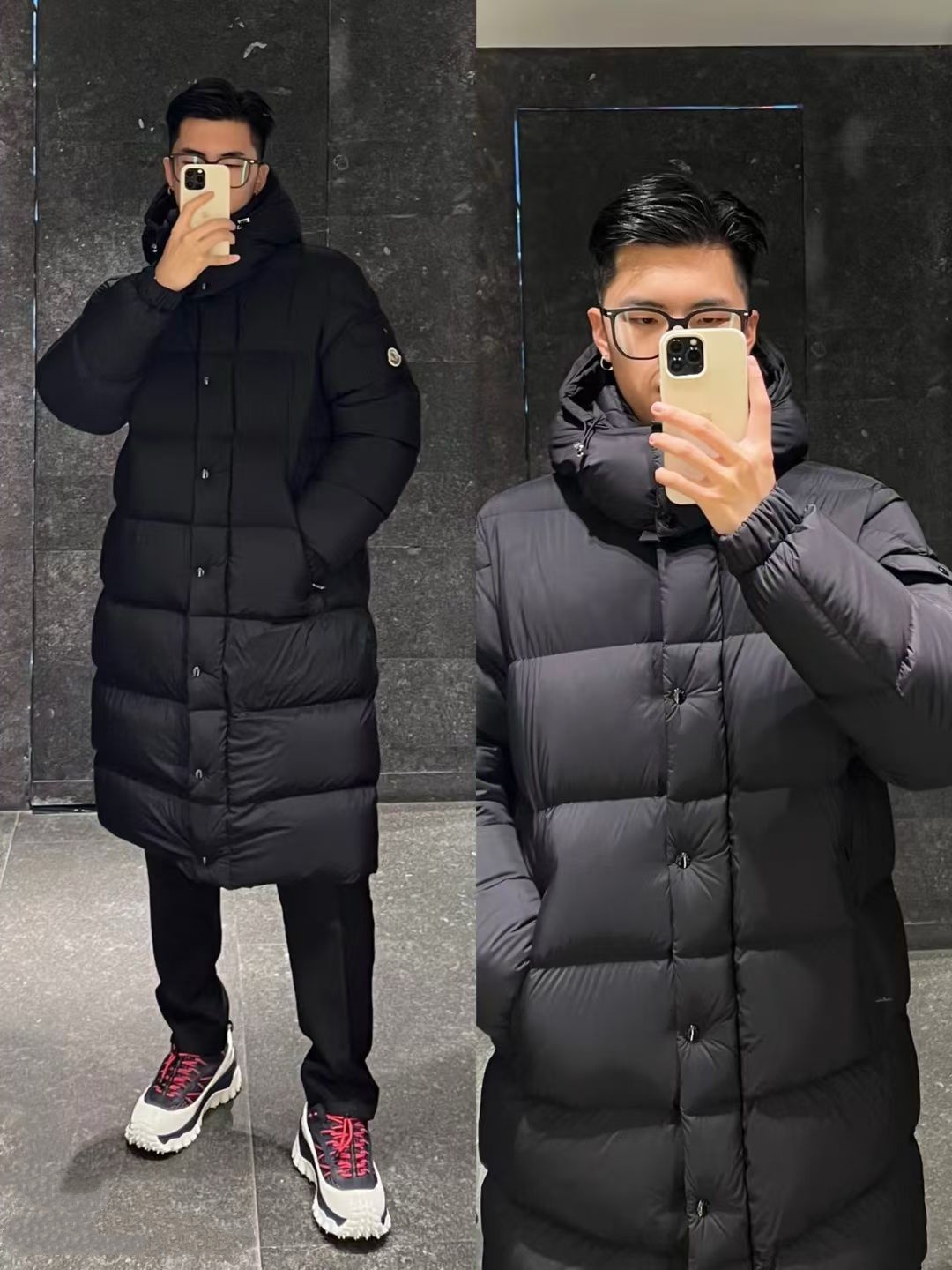 Moncler MAYA Long Matte Down Jacket 長款霧面羽絨服