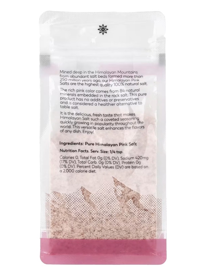 The Spice Lab天然喜馬拉雅粉紅細鹽1磅[453克]  The Spice Lab Natural Himalaya Fine Salt1lb[453g]