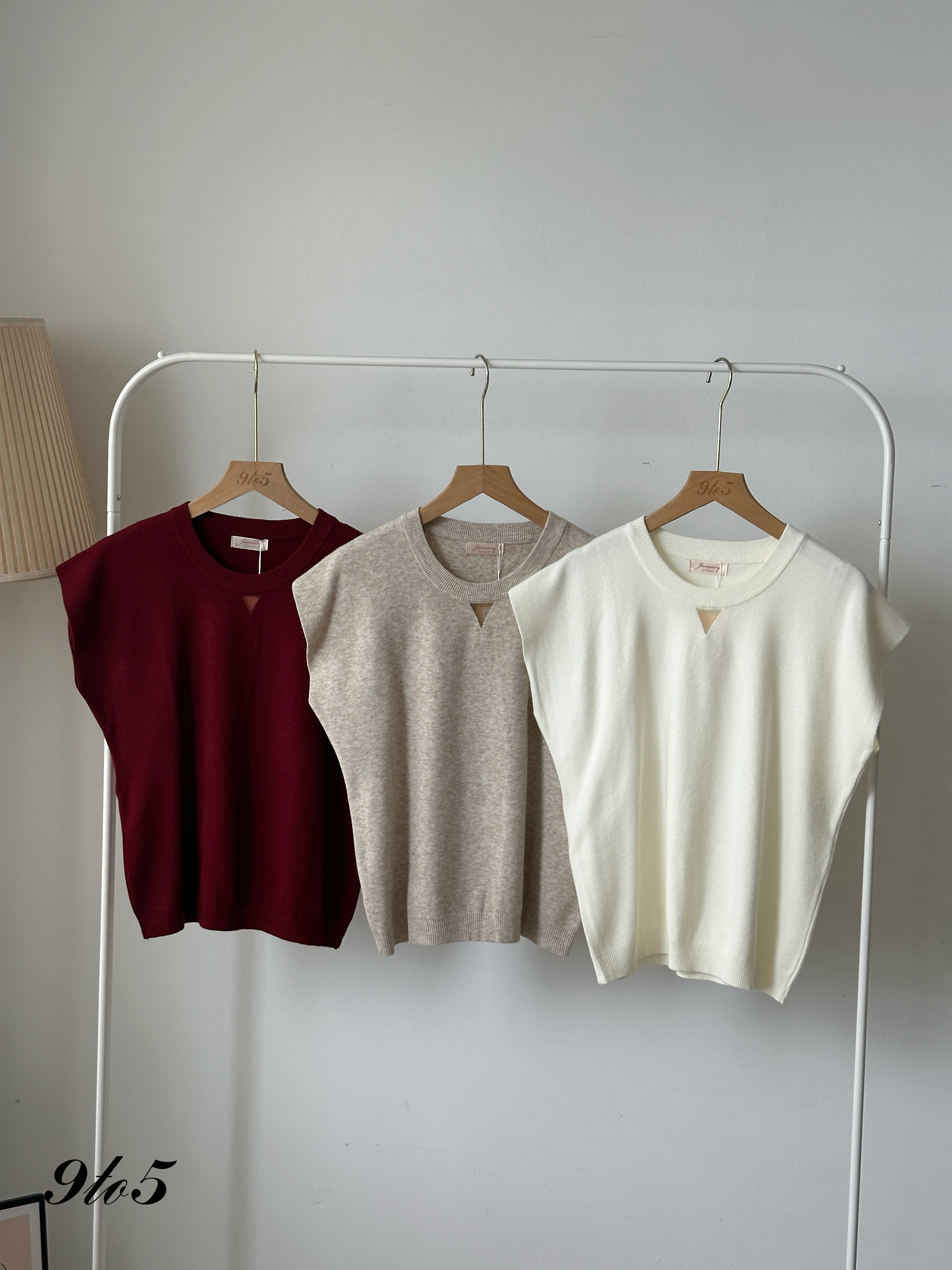 T4128 Cape Sleeve Knit Top - 5 Colors 