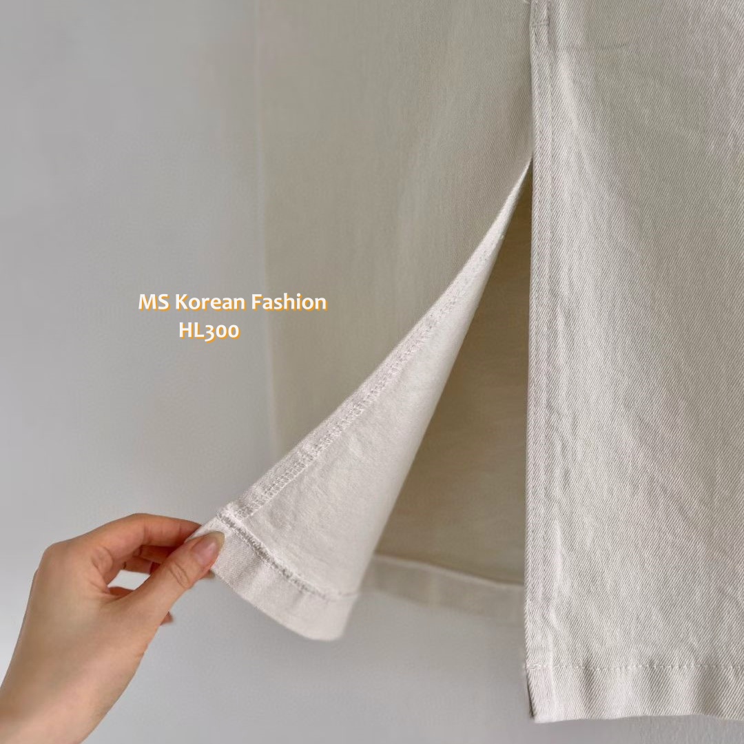 HL300 韓國🌼Howluk春版前兩袋開叉半裙