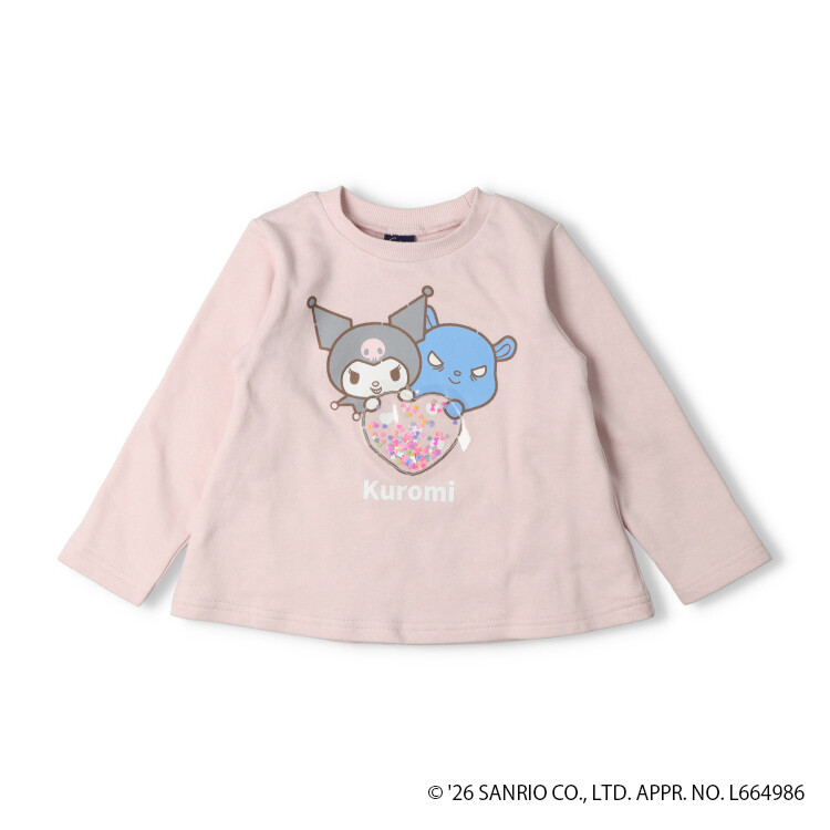 🆕【⭐訂購⭐】🇯🇵日本直送 #Sanrio 立體剪裁 心形閃片 抓絨衛衣［2款選］🌀 [ELAA-0280][260216]