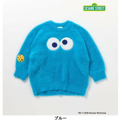 🆕【⭐訂購⭐】🇯🇵日本直送 🌀 #SesameStreet 可愛蓬鬆毛絨針織衫［4款選］🌀[ELJA-0192][261121]