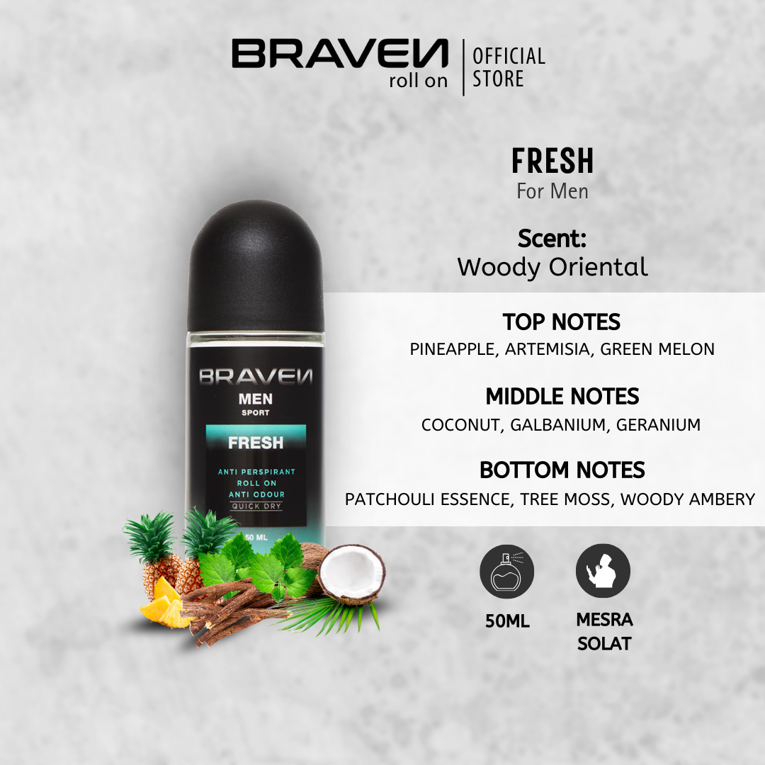 Braven Deodorant - Fresh 50ml