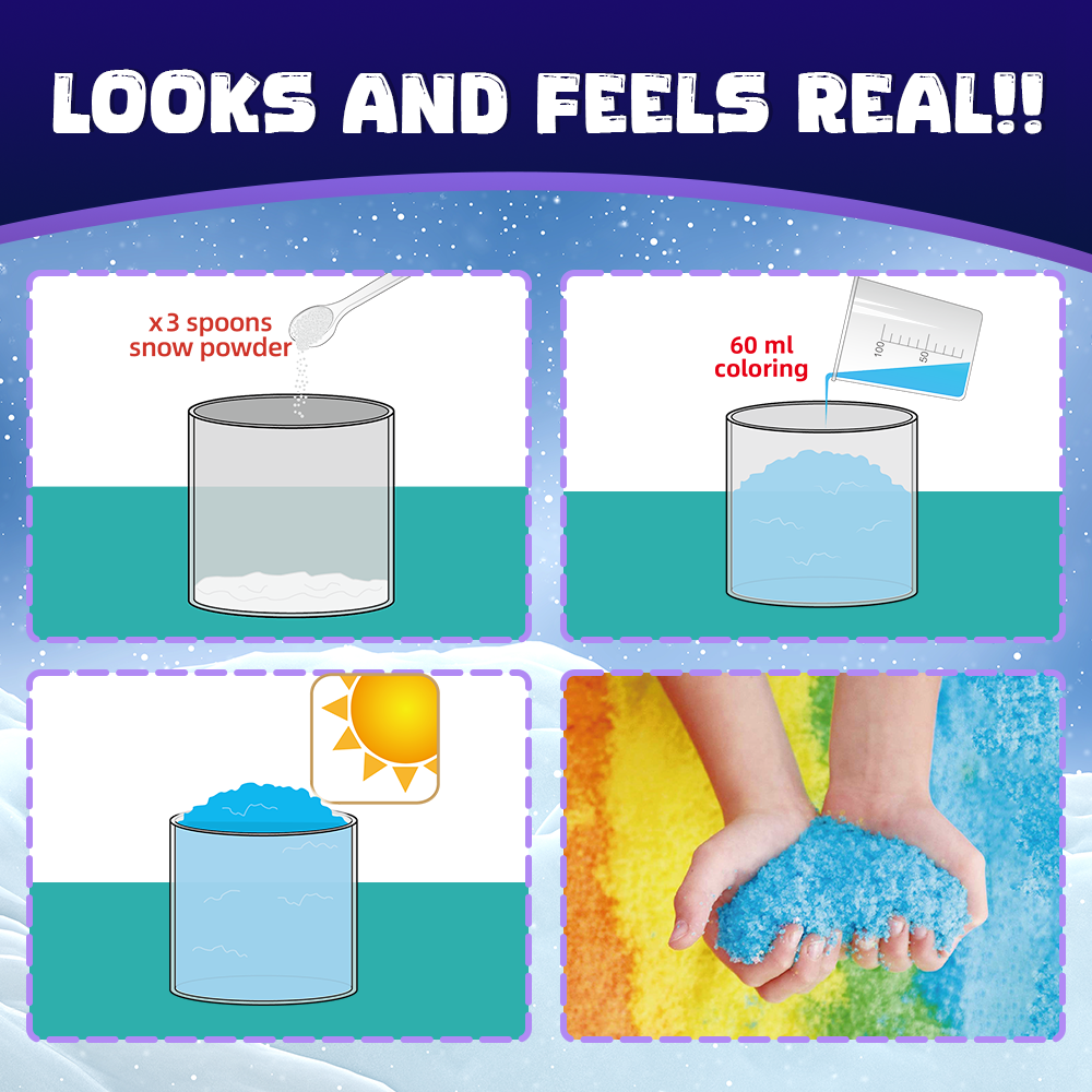 Big Bang Science ~ Colorful instant Snow Lab