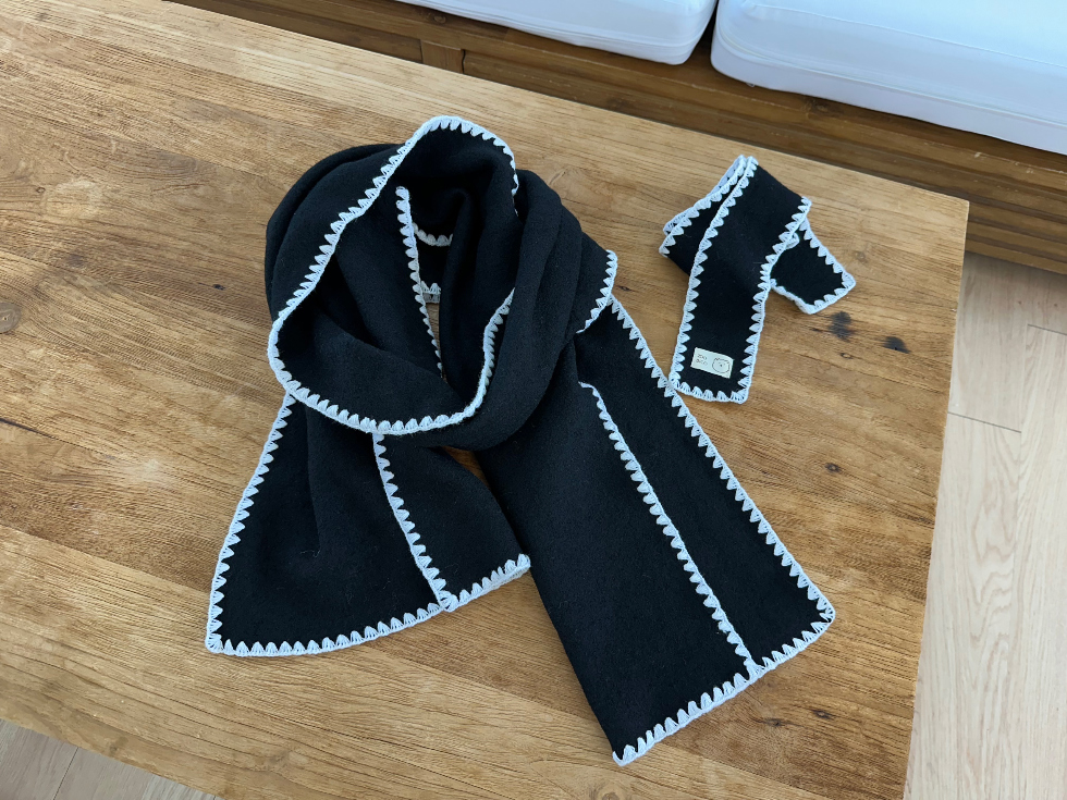 🇰🇷100% 純羊毛冬季暖心圍巾 (主人與毛孩親子組)