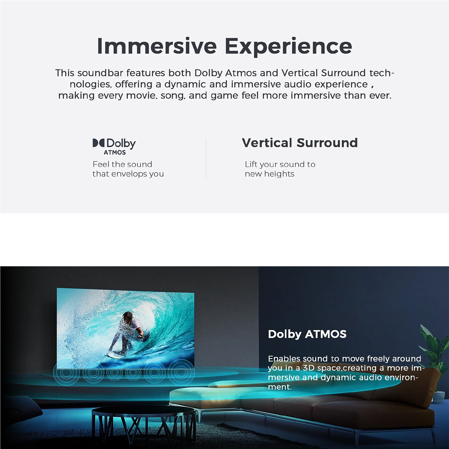 Haier 2.1ch Soundbar with Built-in Subwoofer (HSD210K6)