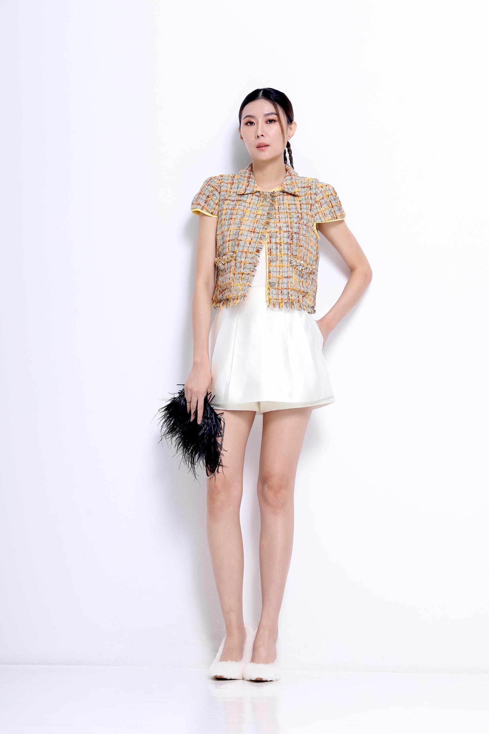 翻领小香风上衣 2639