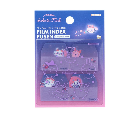 四月連線貨品 - 日本 CHIIKAWA Sakura Pink 防撕裂薄膜便籤紙