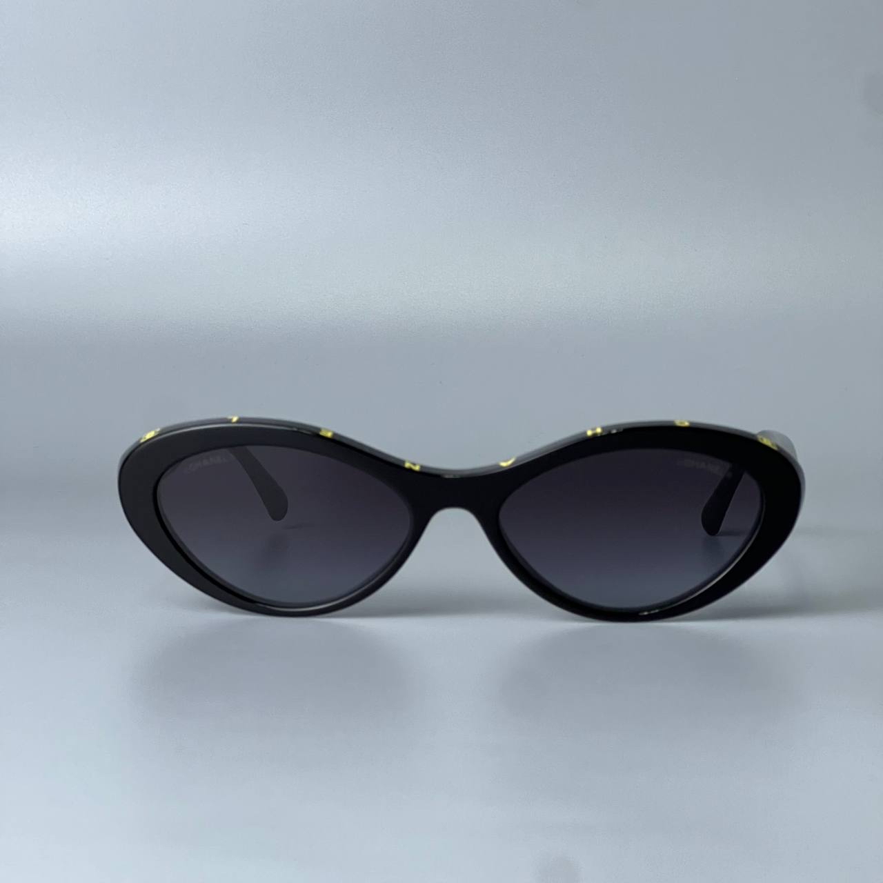 現貨✨🫶🏻Chanel Cateye 字母 太陽眼鏡(黃色字）