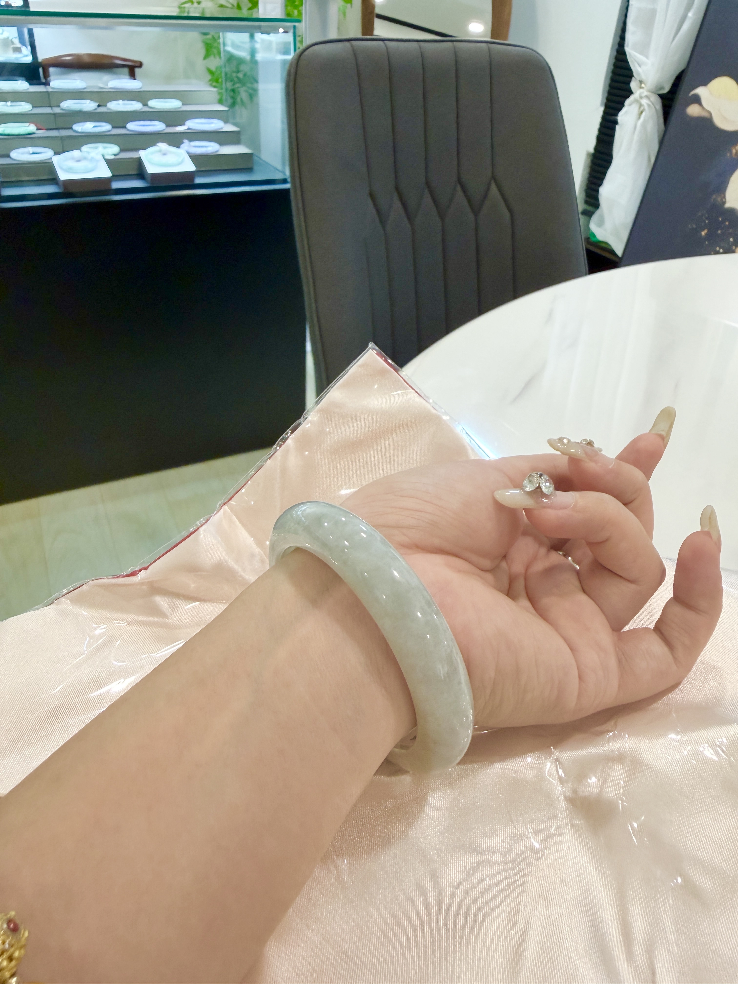 52圈口翡翠手镯