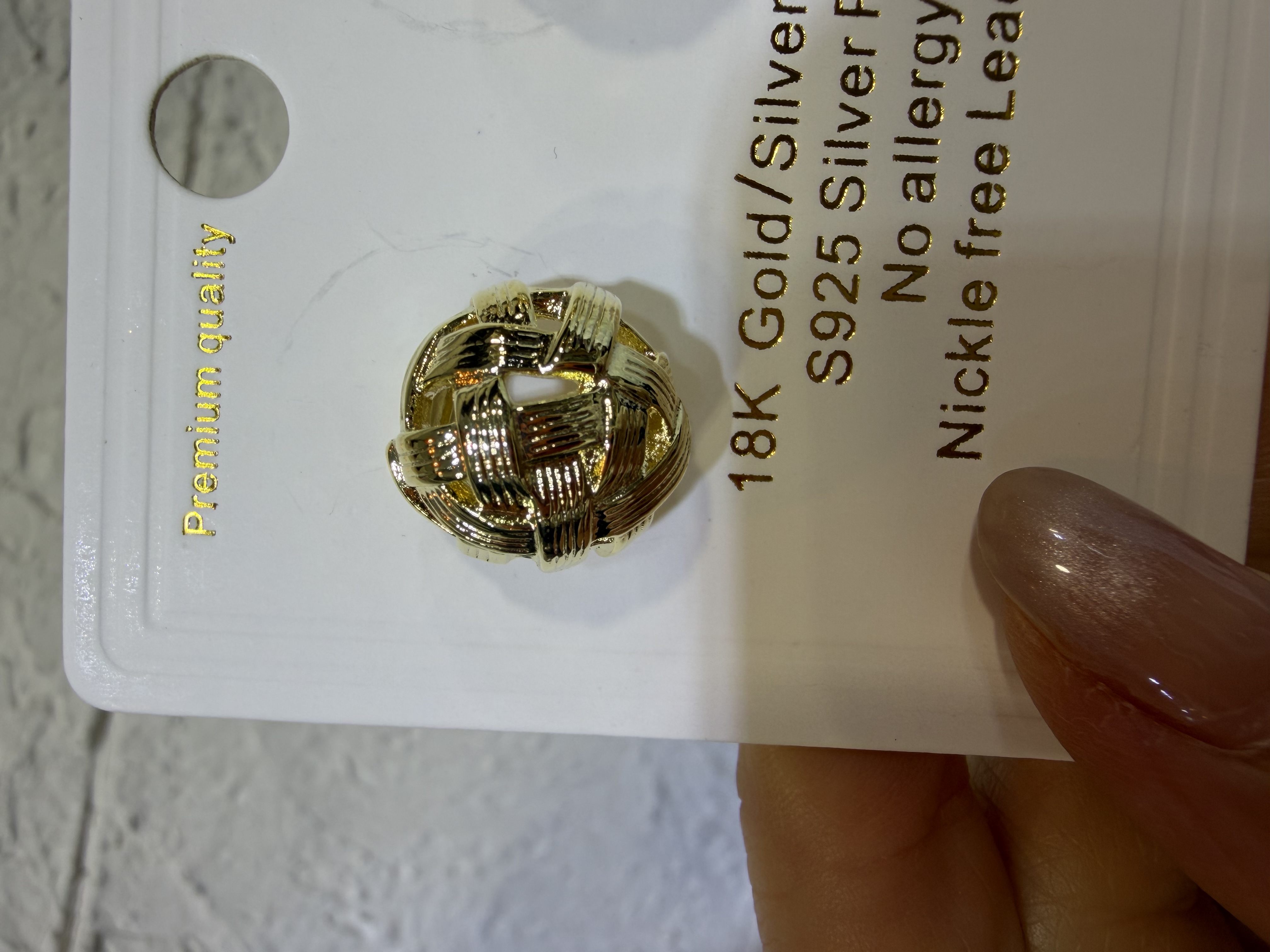 泰國🇹🇭鍍銀耳環 S925銀針 無過敏