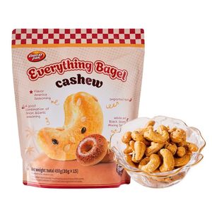 Dan On Foods Corporation 貝果風味腰果 Everything Bagel 口味 450克（30克*15）平行進口(此日期前最佳：2026-09-25）