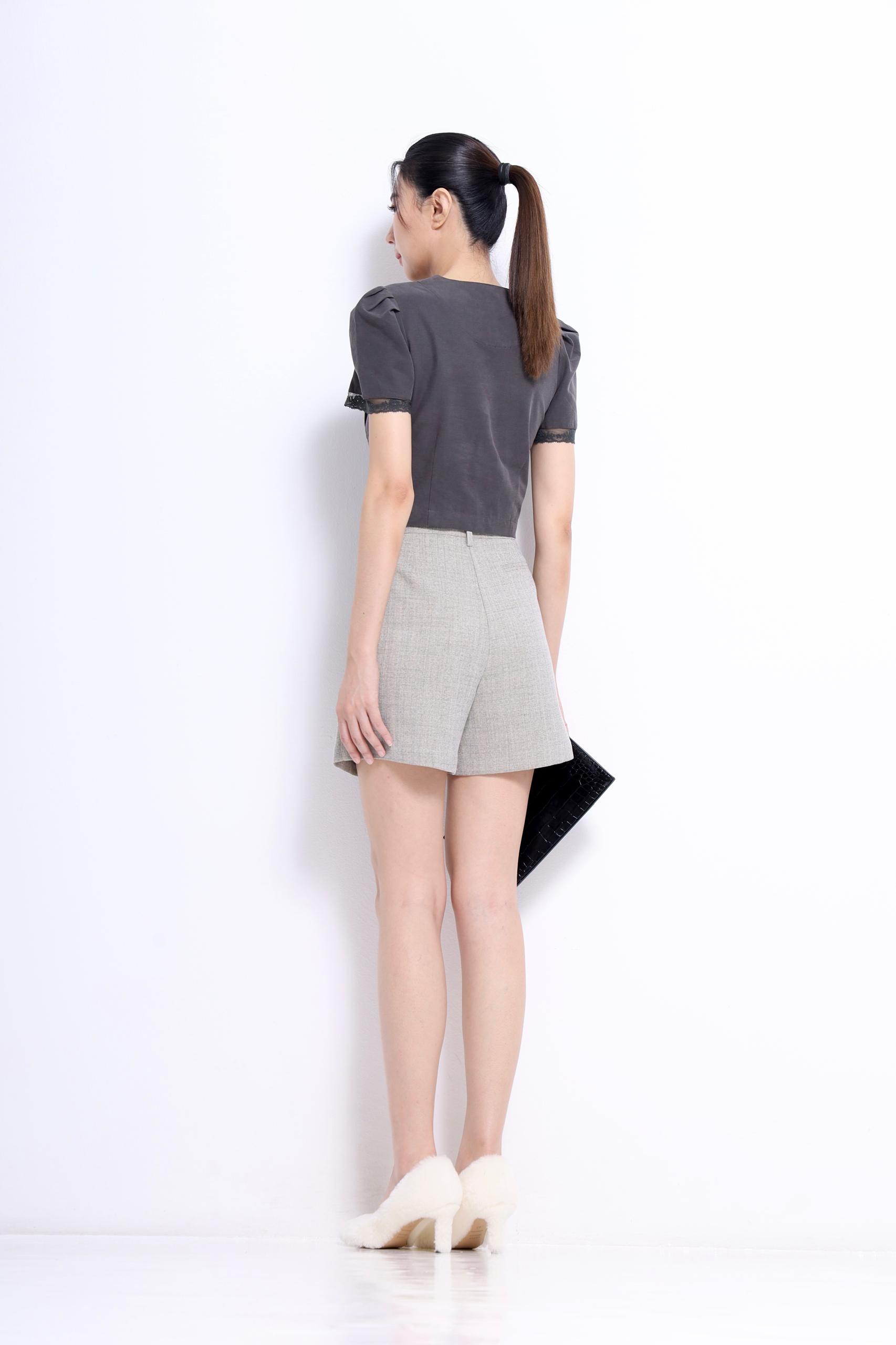 CP1651 TWEED TEXTURED STRUCTURE PANT