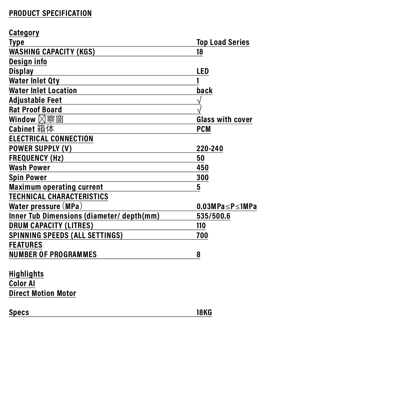 Haier 18kg Inverter Top Load Washer (HWM180-B2158B)