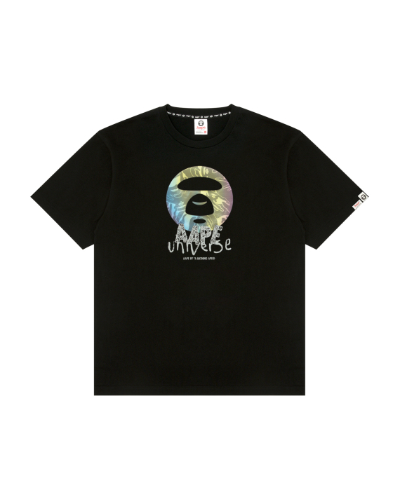 AAPE Relaxed fit AAPEUNVS moonface tee (1838) 寬鬆版