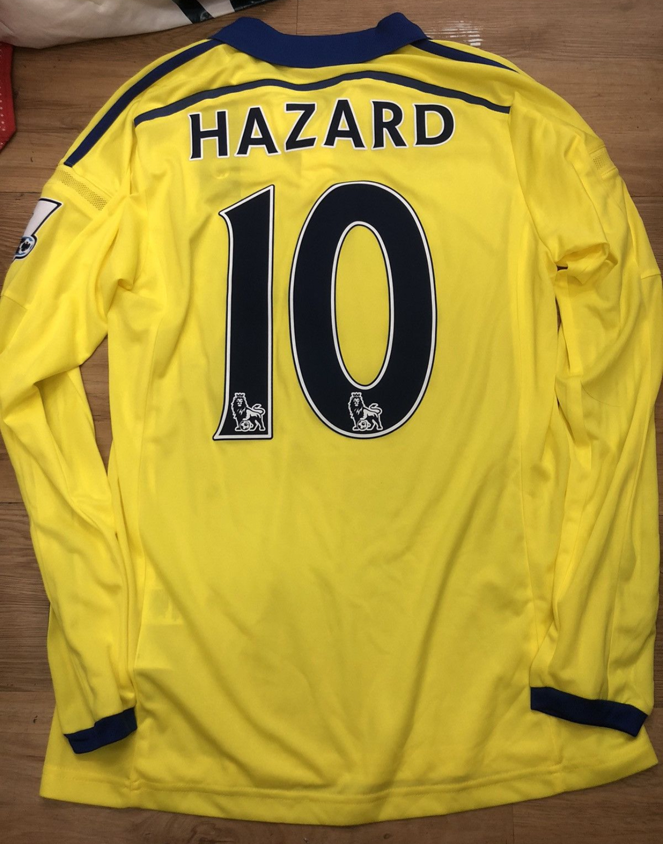 Chelsea 14/15 L/S player issue away #10 Hazard (Bnwt)