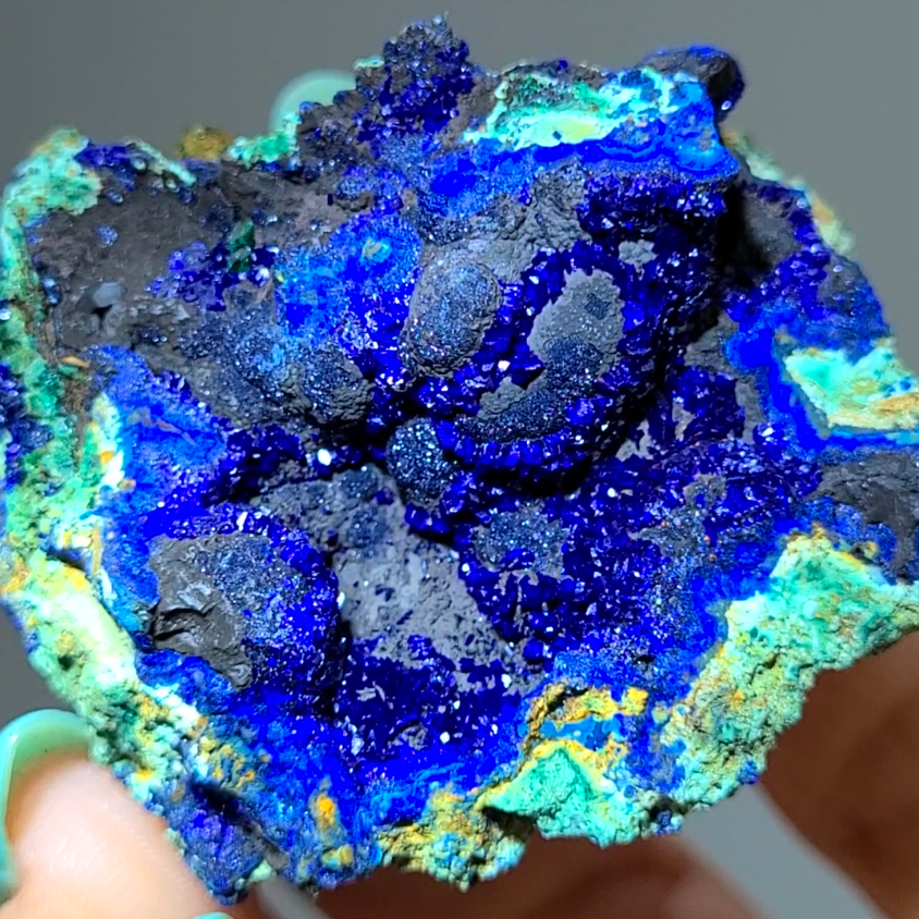 Azurite malachite chrysocolla cluster - AZ9