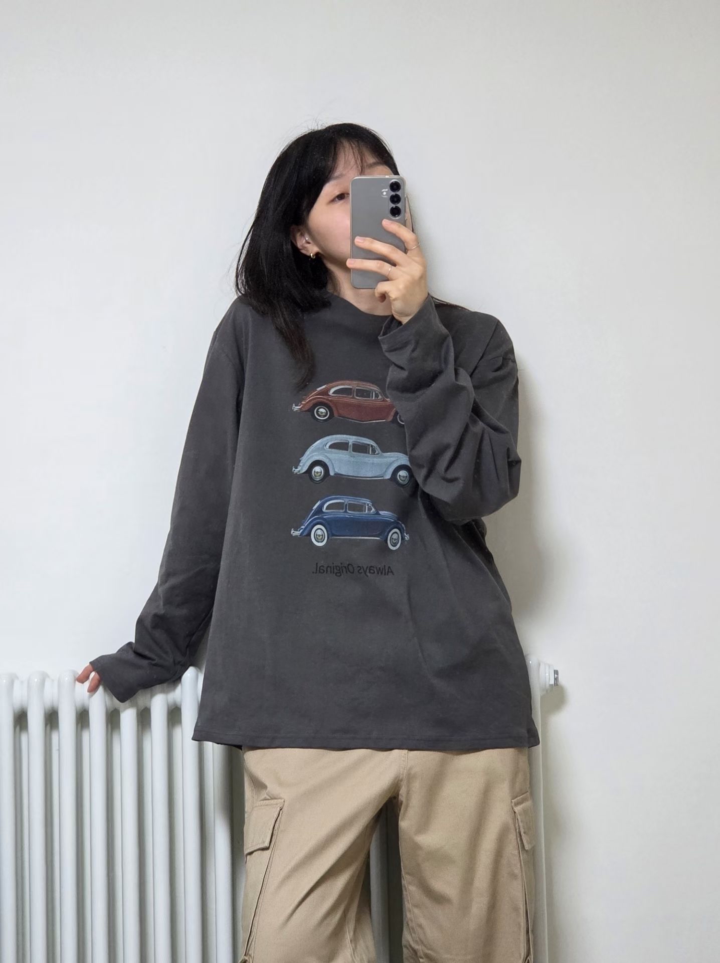 GA OY 古董車仔長tee