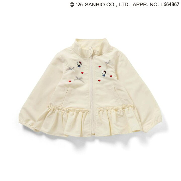 🇯🇵預訂 日本直送🇯🇵Apres les cours x Sanrio系列兩色絲帶愛心人物刺繡防風拉鍊外套