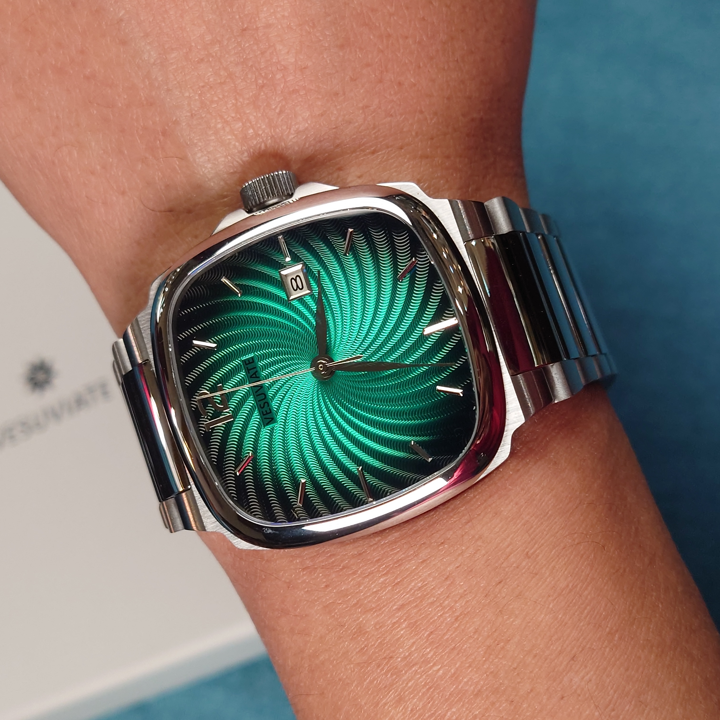 VESUVIATE Attivo Guilloché Edition - Cyan