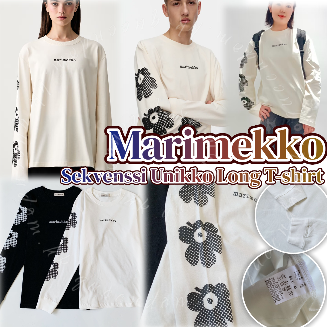 Marimekko Sekvenssi Unikko Long T-shirt 長袖Tee