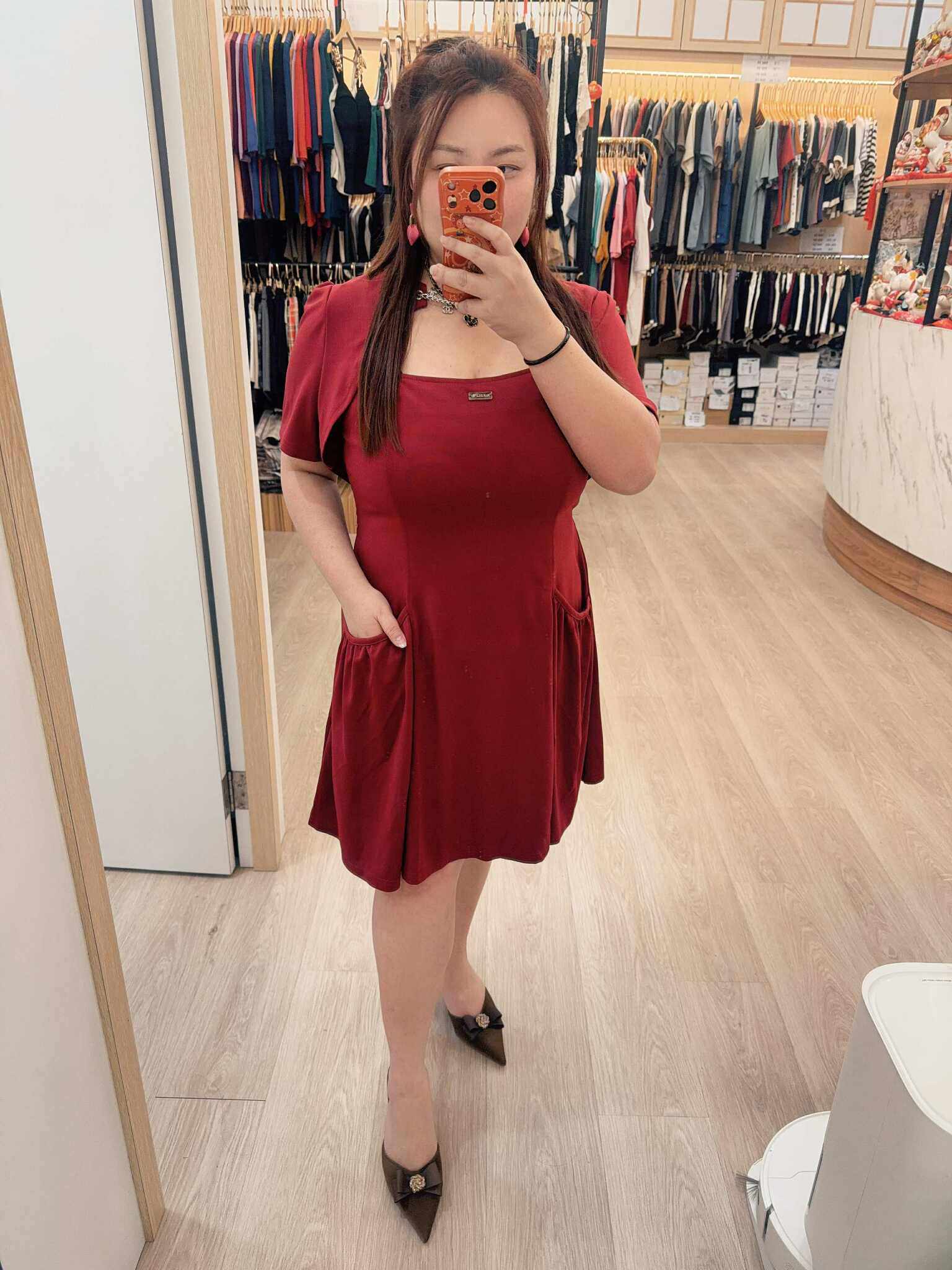 NJA05 TW#5809 银牌设计款连衣裙