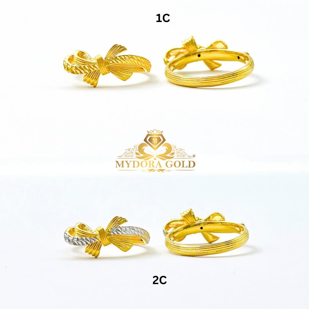 MYDORA Cincin Stylish Ribbon (5G) l EMAS 916/22K