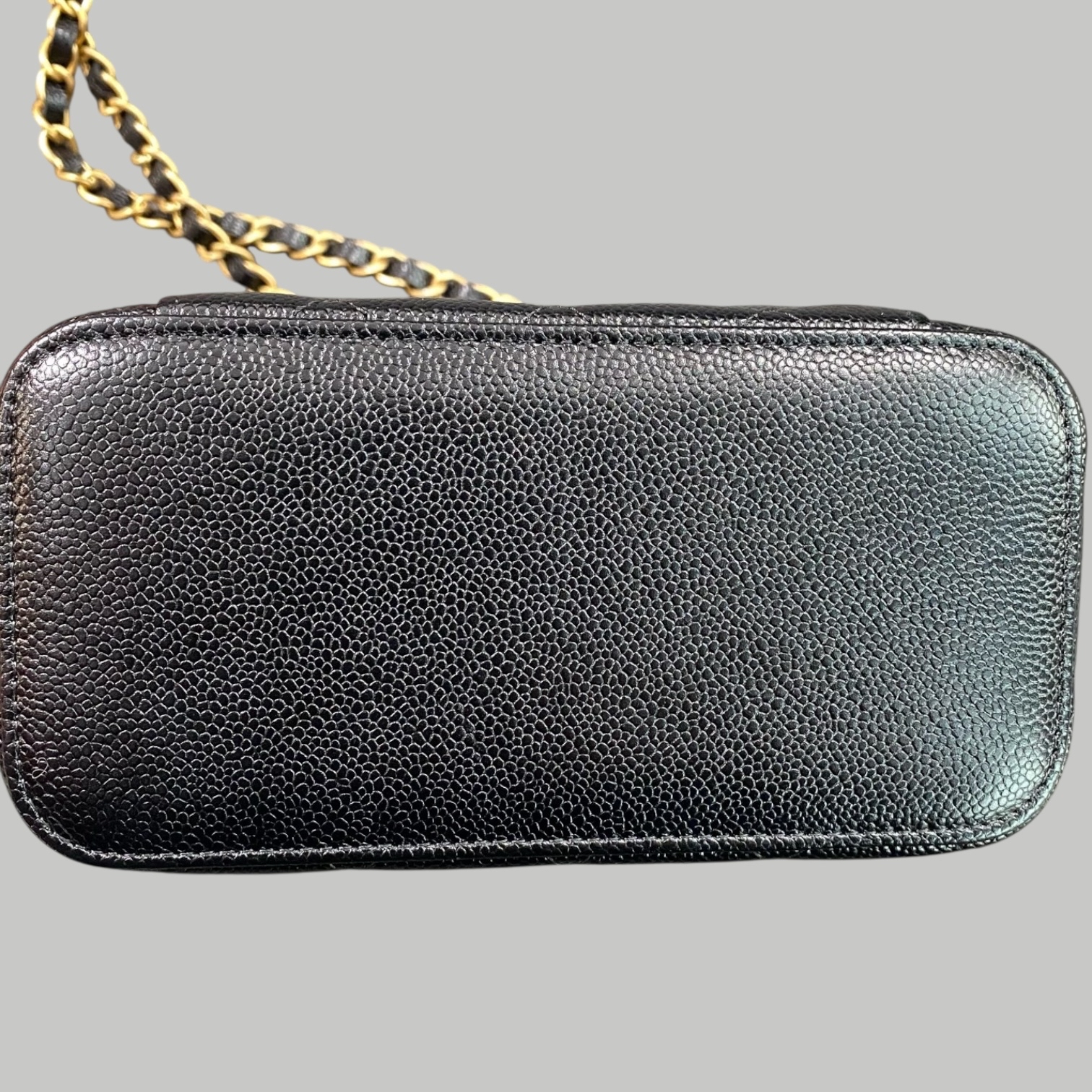 Chanel Caviar Vanity荔枝皮手柄長盒子