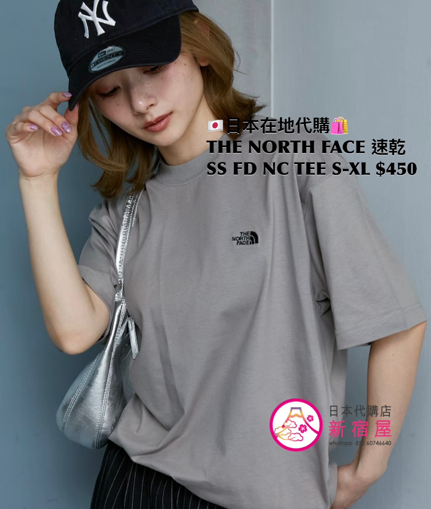 THE NORTH FACE 速乾 SS FLASH DRY NUPTSE COTTON TEE 