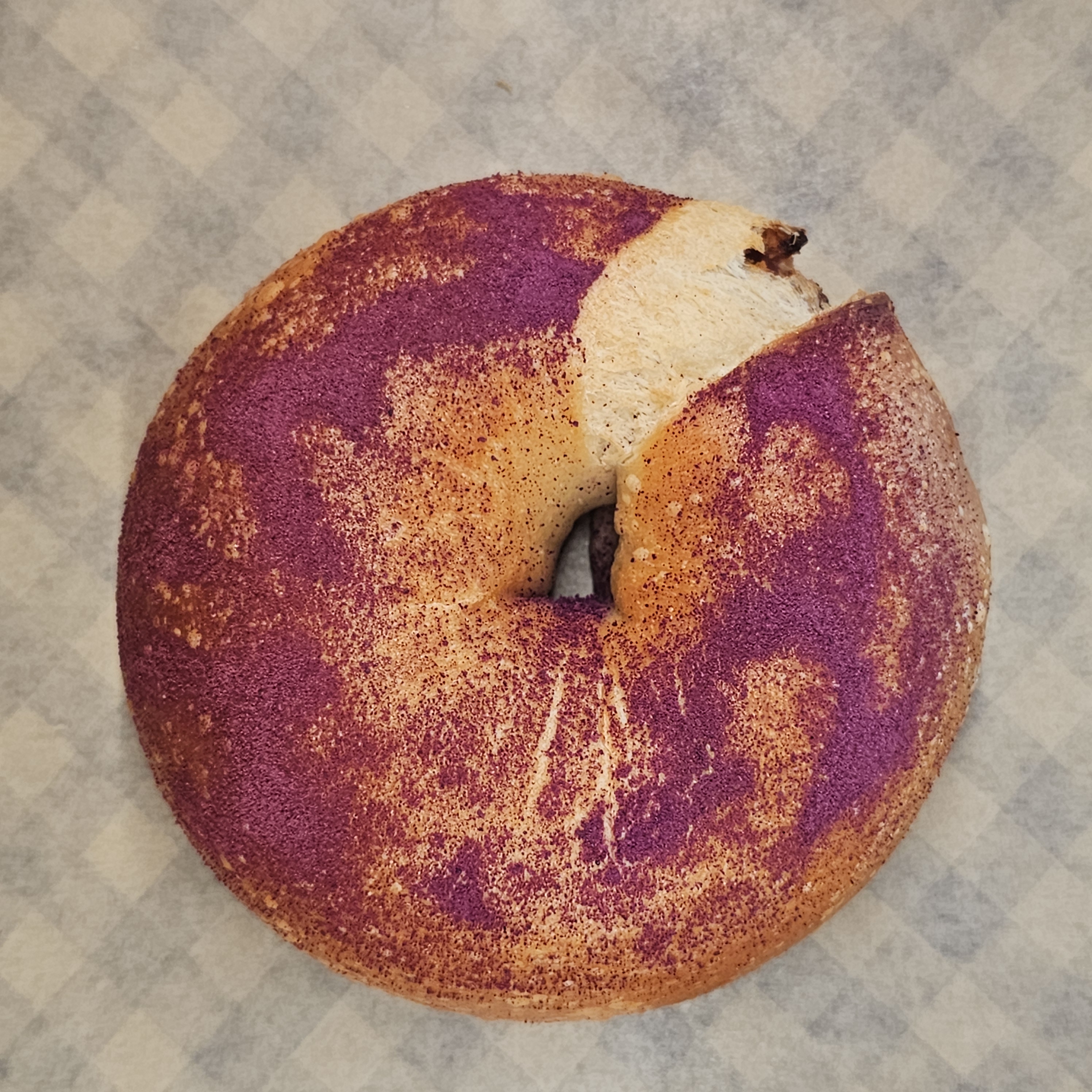 阿嫲｜金沙芋泥BAGEL｜鹹甜交織 台式懷舊風味