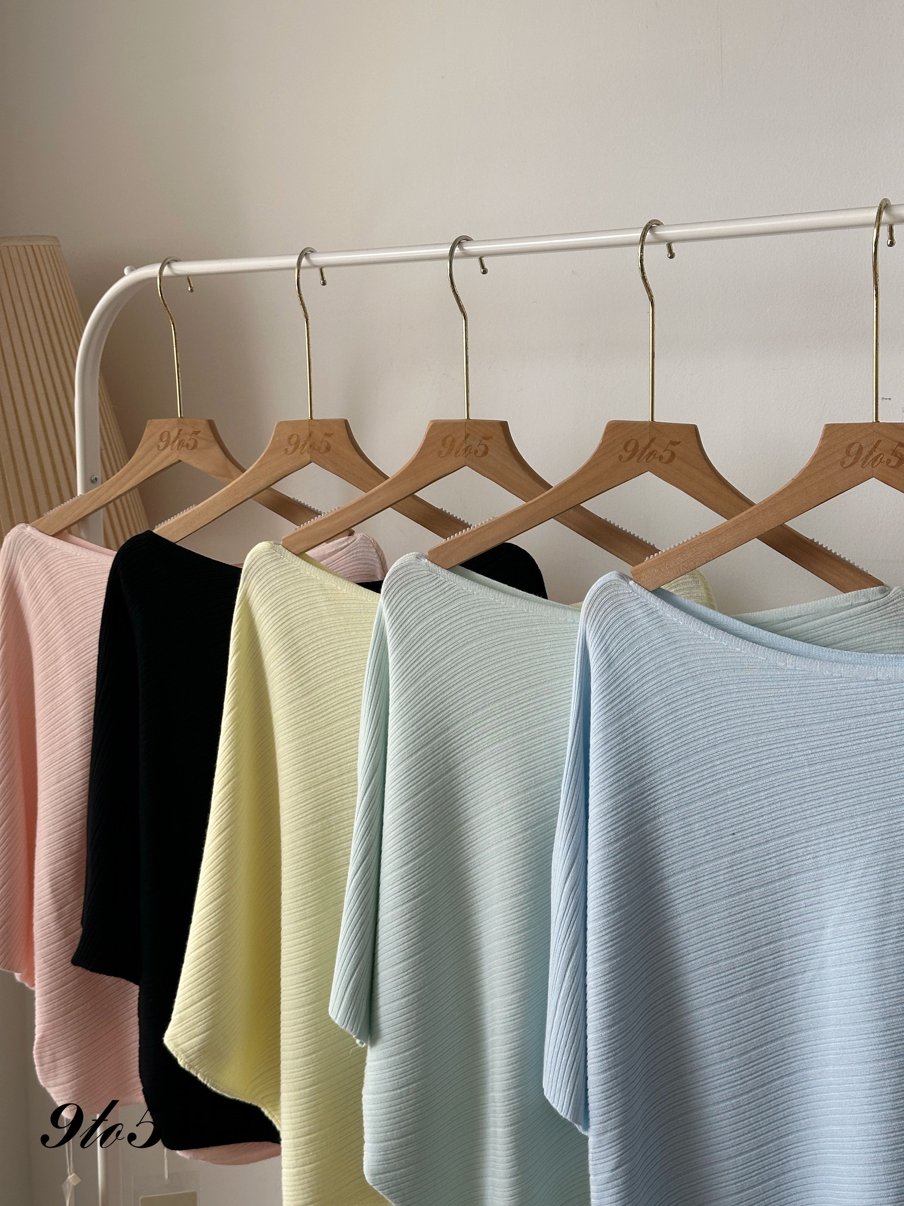 T4127 Oversize Off-Shoulder Top - 5 Colors 