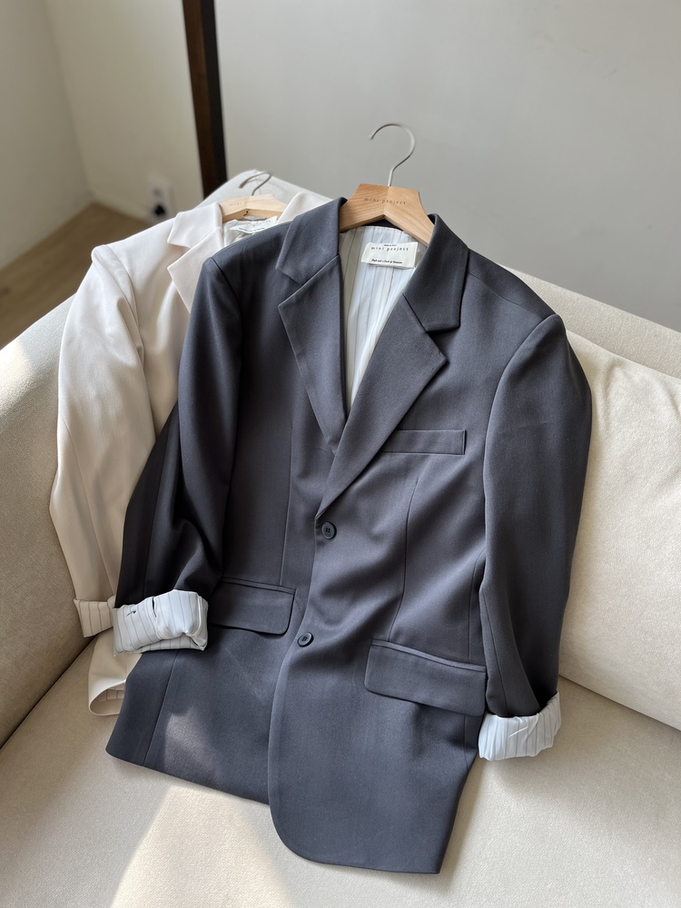 Atelier Relaxed Blazer (Ivory)