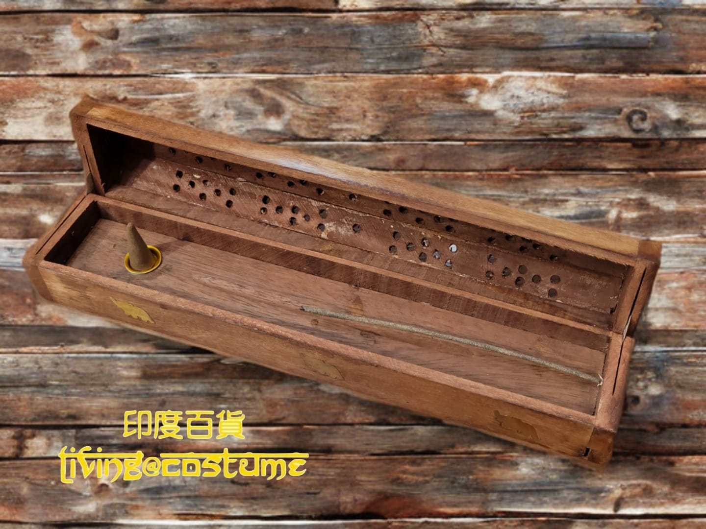 印度手工木製香盒