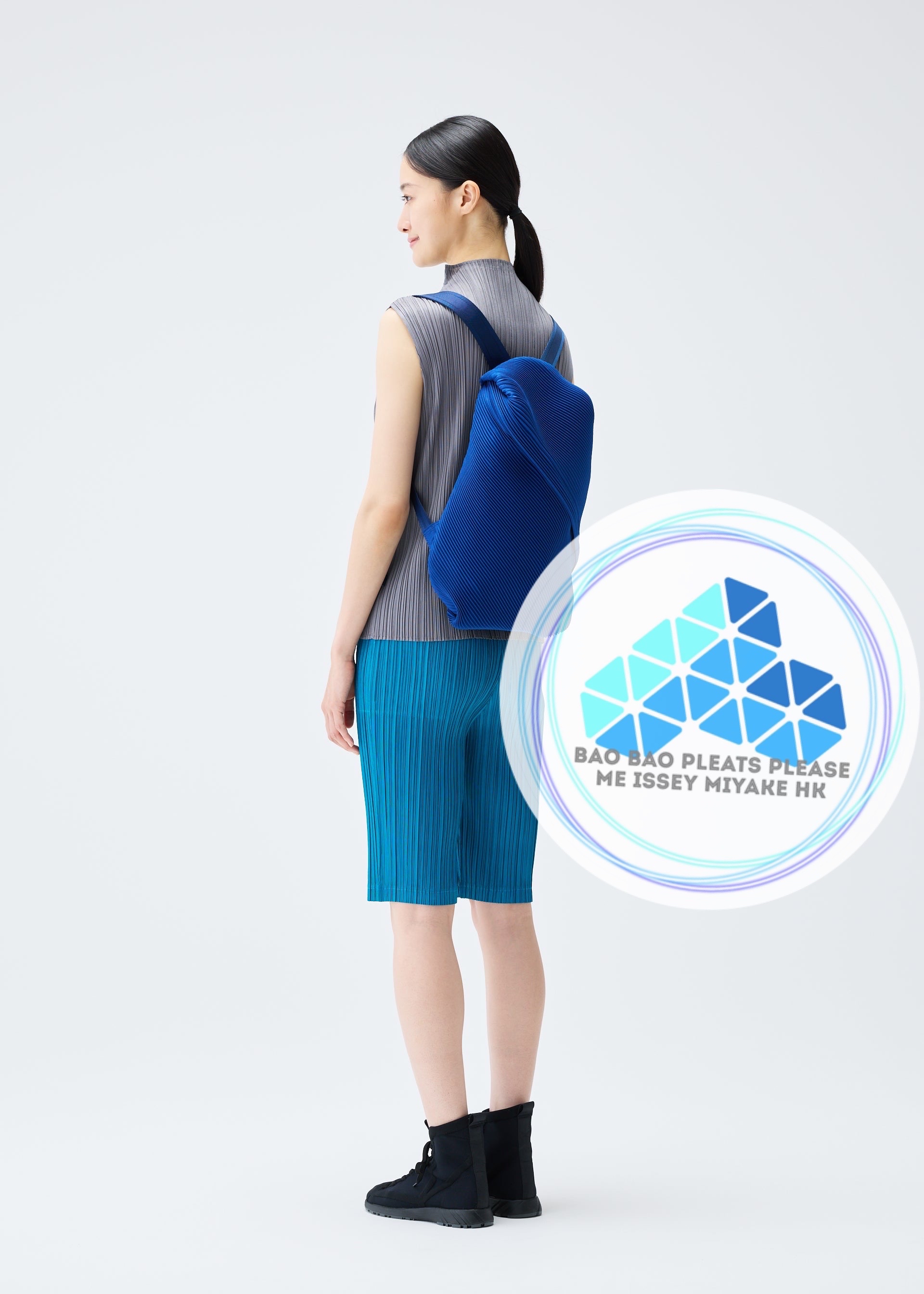 Pleats Please Bias pleats backpack皺摺輕量背囊