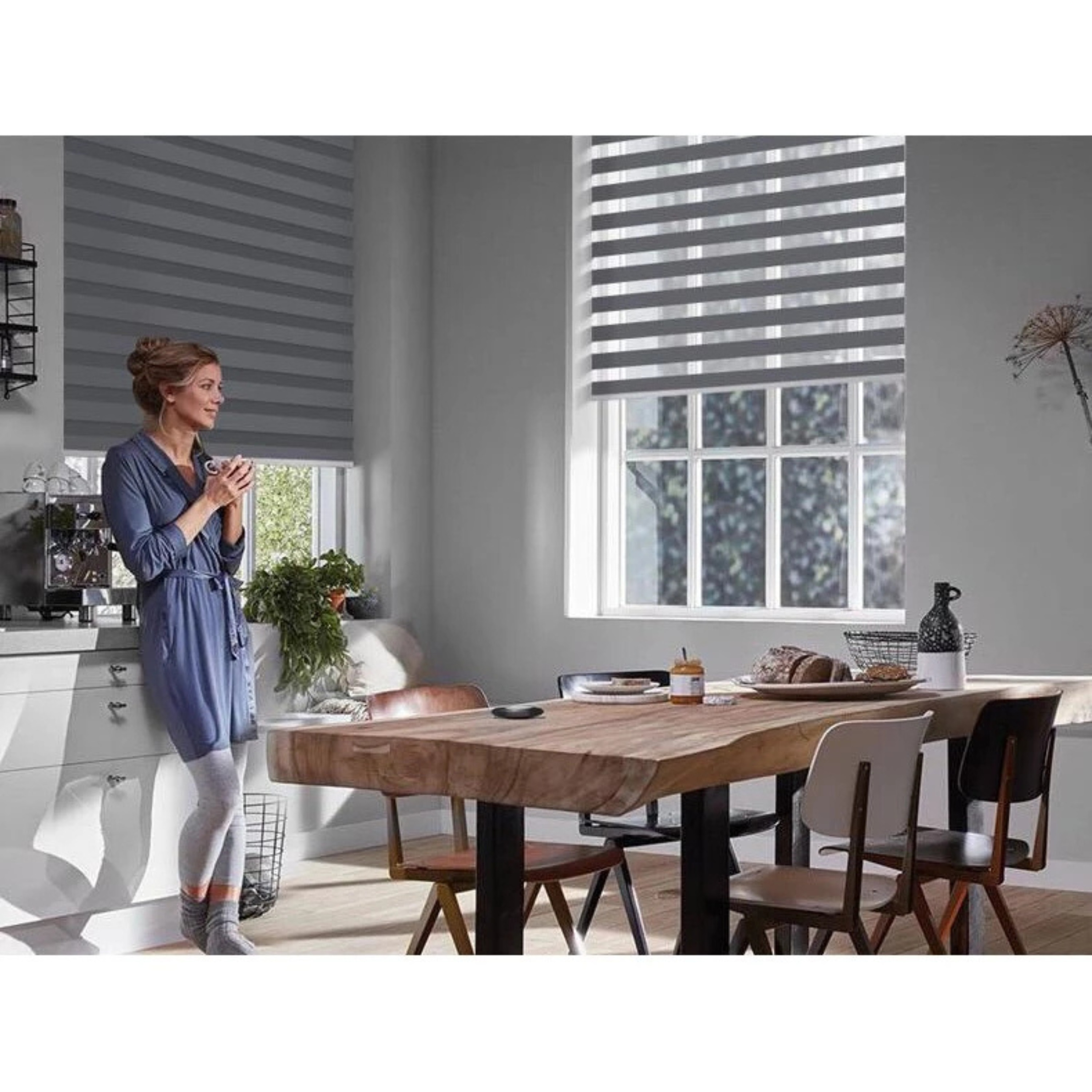 【CUSTOMIZE】KOREA ZEBRA BLINDS Good Quality / Ready stock in MALAYSIA