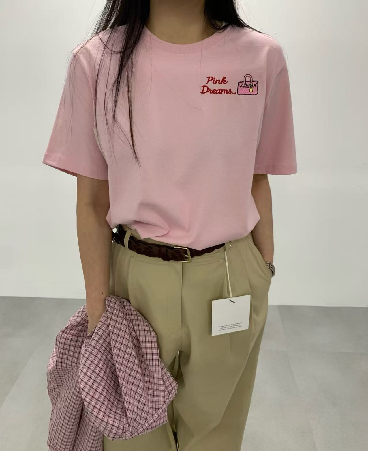 J crane 刺繡手袋仔Tee 