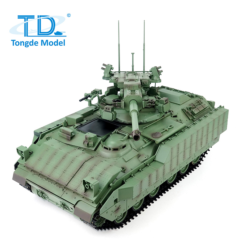 全新 通德 1:16 遙控 M 2128 布雷德利 105mm 火炮支援戰車 | 遙控坦克| 3.0版 | 基礎版本 | 紅外線對戰 | 伸縮炮管