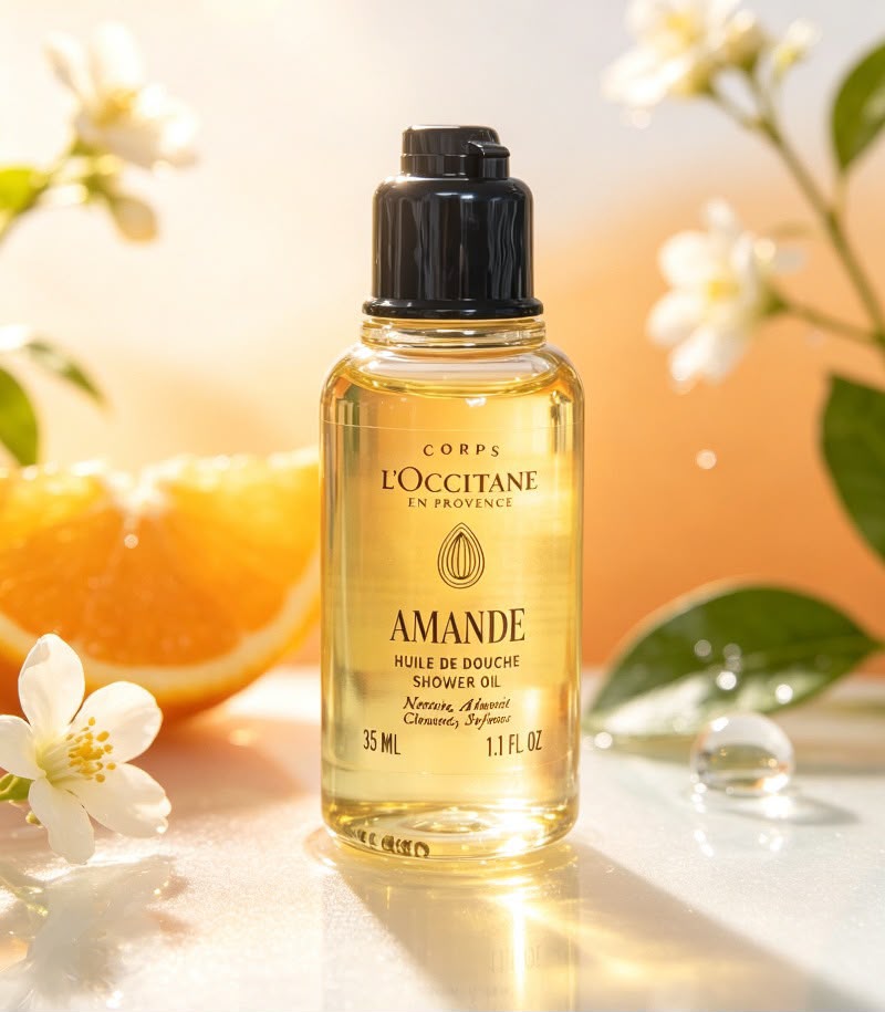 新版L'OCCITANE 歐舒丹 甜扁桃沐浴油 35ml
