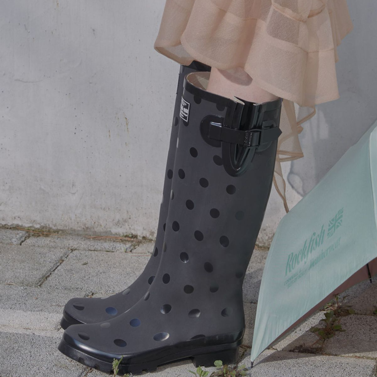 [Rockfish Weatherwear] ORIGINAL RAIN BOOTS LONG(DOT) (3種)