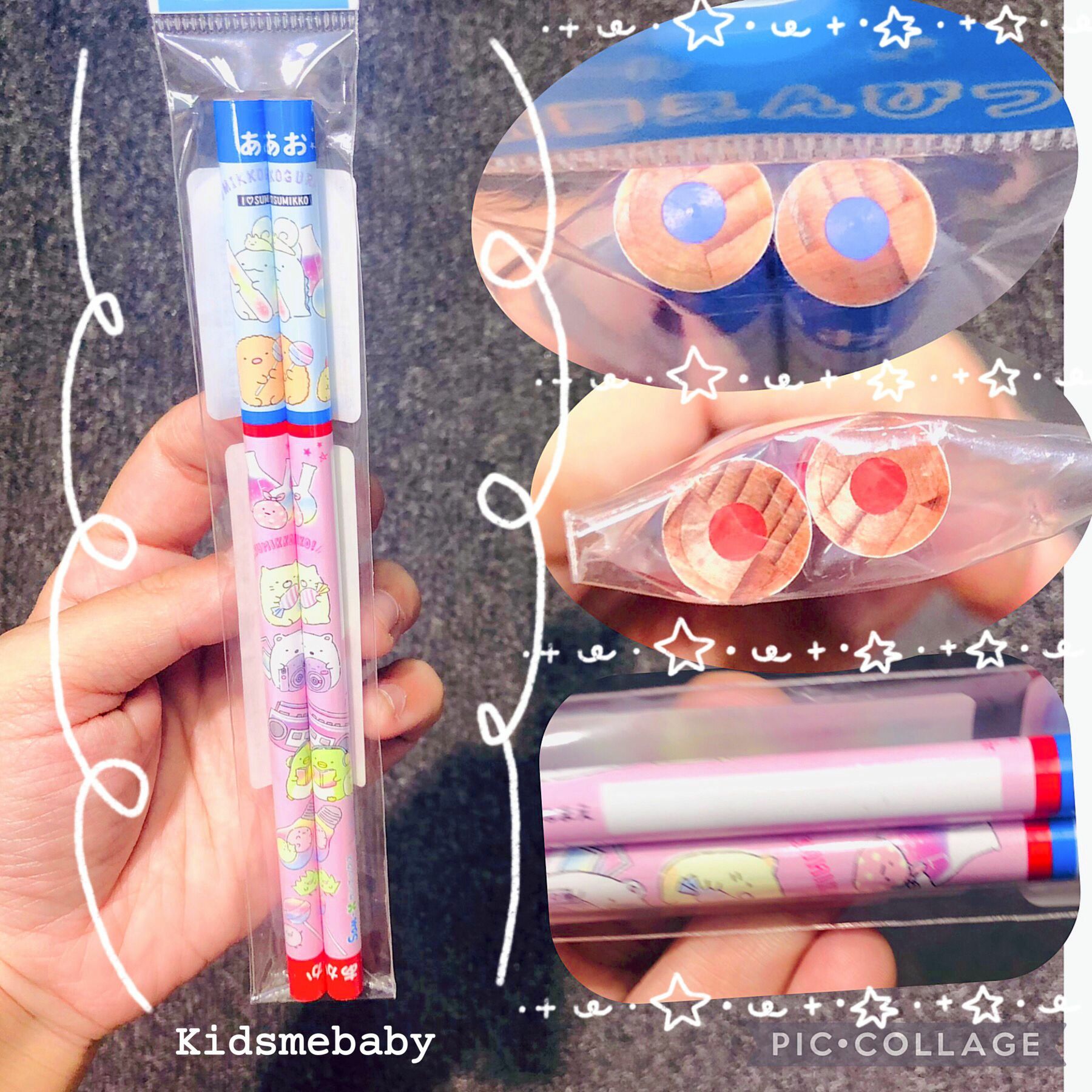 角落生物紅色& 藍色 雙色 PH鉛筆 2支裝