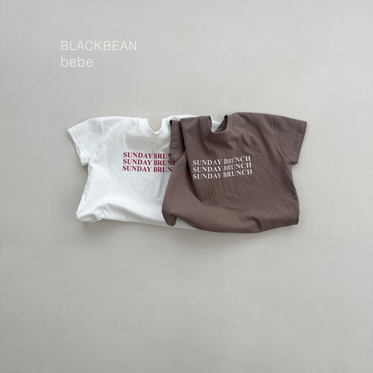 🇰🇷Blackbean&bebe tee親子