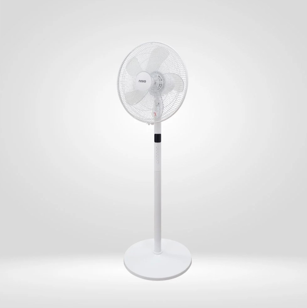 16” DC Motor Stand Fan With Remote Control, 12 Speed, 3 Mode, Auto Temp (N1650DCSFR)