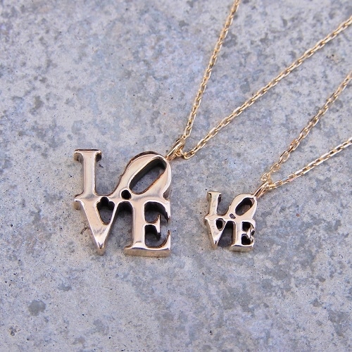 只按訂單生產~Atease LOVE NECKLACE K10 C*G LIMITED pre order/訂購