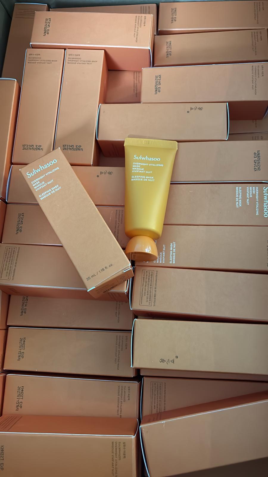 雪花秀雨潤保濕睡眠面膜  35ml/支; 1套3支